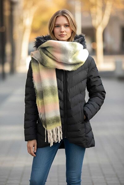 Bacoss Color Transitioning Puffy Soft Textured Scarf (Bc-1236)
