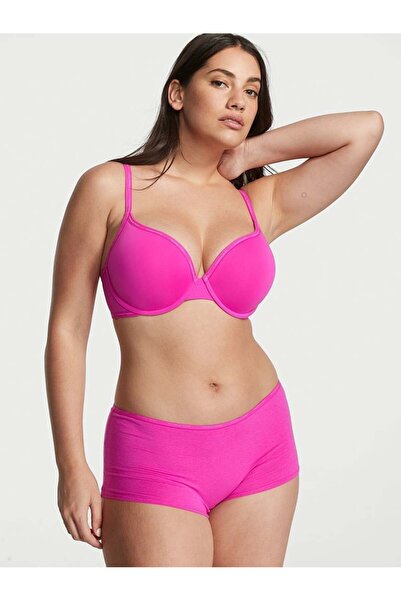 Victoria's Secret Cotton Mini Logo Detailed Shorts Panties