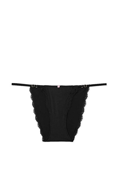 Victoria's Secret Lace Trimmed Adjustable Drawstring Bikini Panties