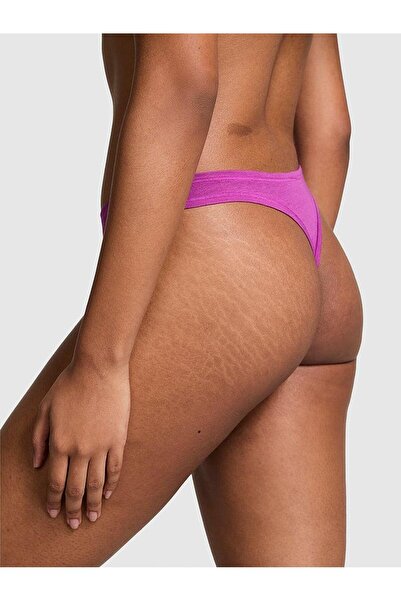Victoria's Secret Cotton Deep Leg Cut Thong
