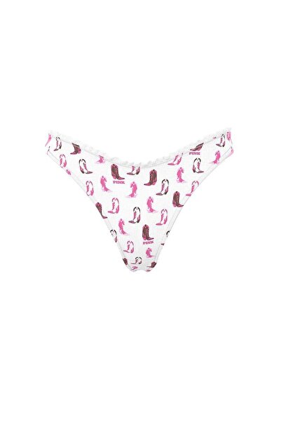 Victoria's Secret Cotton Side Tie Thong