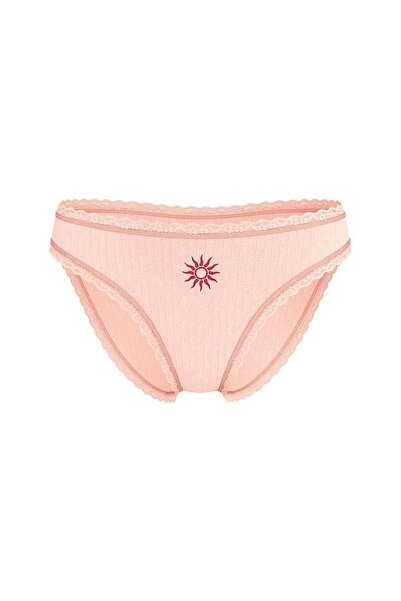 Victoria's Secret Stretchy Cotton Pointelle Lace Bikini Panties