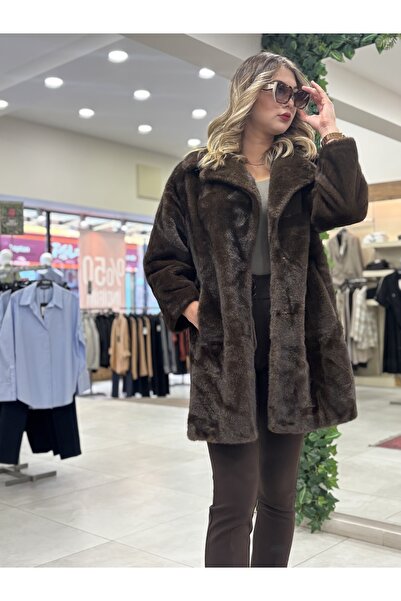 dörtelle Extra Soft Texture Plump Hooked Fur Coat