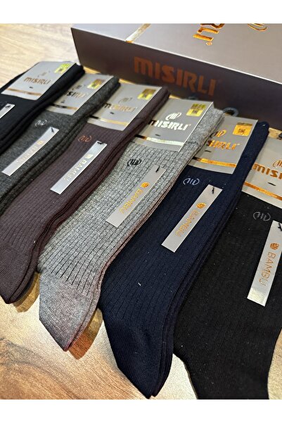 Mısırlı Stitch-Free Bamboo Comfortable Men's Socks 6-Pack