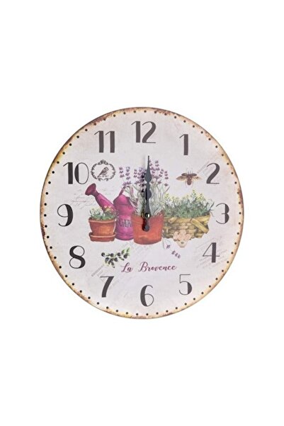 BANQUET Tower wall clock, 34 cm, Lavender