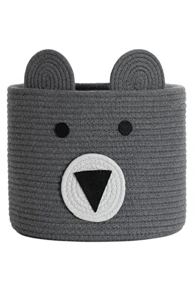 Generic Bear Basket, Cotton Rope Basket, Woven Laundry Hamper, Cute Storage B...