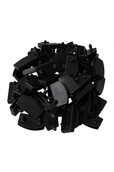 Generic RDEXP 50 قطعة من حاملات أغطية نهايات شرائح السرير البلاستيكية البديلة لتثبيت وتأمين 5.4 × 0.9 سم خشبية