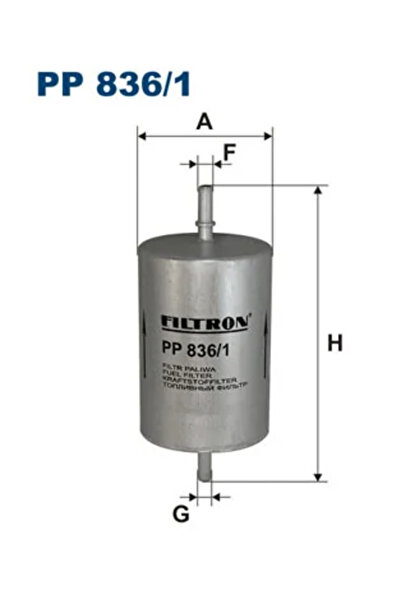 Filtron Filtru Combustibil Vw Multivan T5 (7hm, 7hn, 7hf, 7ef, 7em, 7en) 2003...