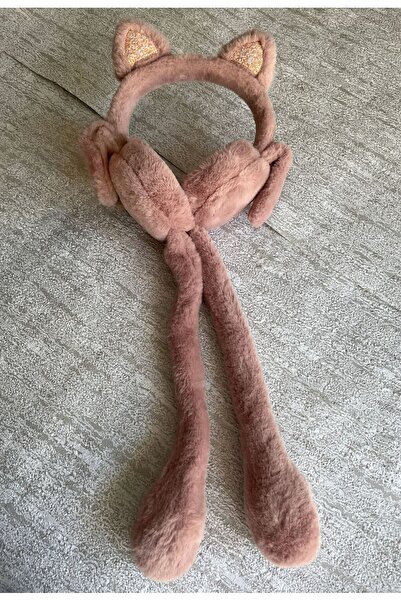 EMKSHOP Căști de protecție pentru urechi de iepure de pluș, cu urechi mobile ...