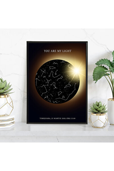 Legendary Gifts Tablou personalizat cu harta stelelor