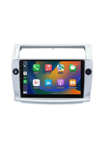 Naviactgo Citroen C4 Uyumlu (2006-2010) Multimedya Android Teyp 2gb Ram 32gb Hafıza Carplay Kamera Hediyeli