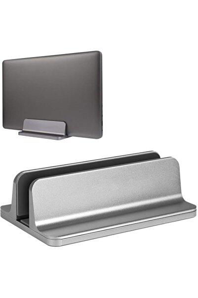 Generic حامل كمبيوتر محمول عمودي من Smilee، حامل سطح مكتب قابل للتعديل، حامل كمبيوتر محمول (حتى 17.3 بوصة) متوافق