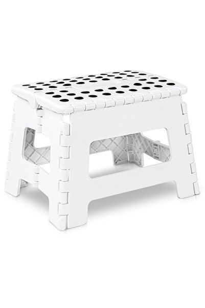 Generic مقعد خطوة قابل للطي وخفيف الوزن من بينتنج - عبوة واحدة من مقعد القدم بارتفاع 9 بوصات - مريح وسهل الحمل