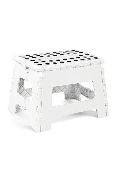 Generic كرسي حمام - كرسي متدرج قوي متعدد الأغراض قابل للطي، كرسي متدرج بلاستيكي متين وقابل للطي