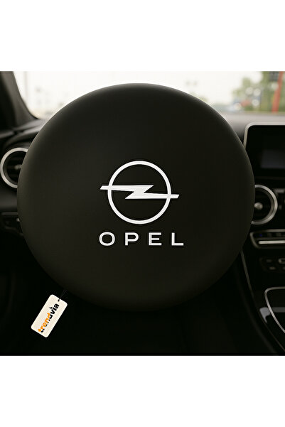 trivexa Opel Uyumlu Siyah Penye Kumaş Direksiyon Kılıfı - Direksiyon Koruma