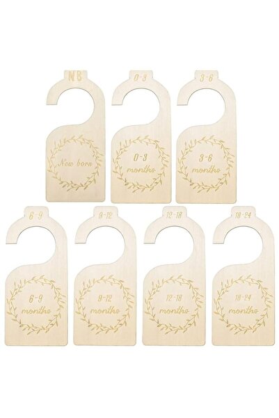 Generic Hanging Teen Closet Dividers 7 Pcs, Wooden Clothes Organizer, Space S...