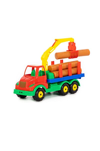 Polesie Camion de transport bușteni, 44x17x26,5 cm,