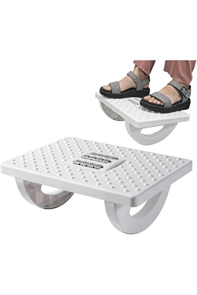 Generic مسند قدم من بابوريش تحت المكتب في العمل، كرسي هزاز للرضاعة، مسند قدم مريح للمكتب مع بكرة