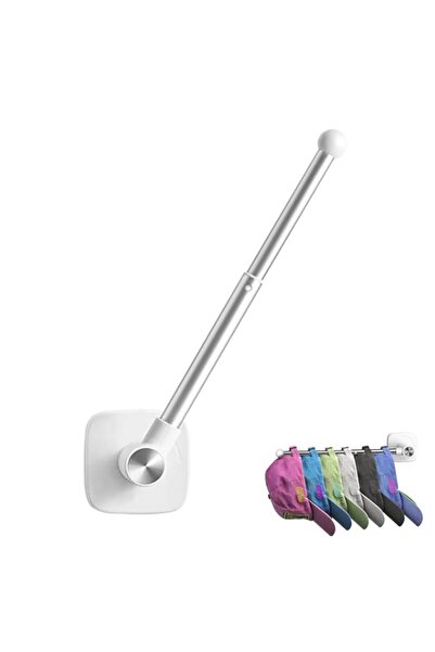 Generic خطافات القبعات للحائط، حامل قبعات مثبت على الحائط بدون حفر - منظم قبعات بيسبول قابل للتعديل، لاصق قوي