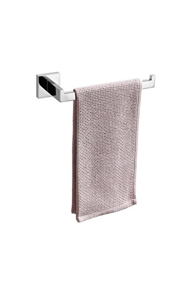 Generic حامل مناشف اليد من الفولاذ المقاوم للصدأ الفاخر من TASTOS، حلقة مناشف اليد المربعة، متينة، مثبتة على الحائط