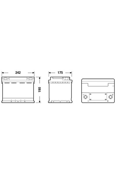 EXIDE Baterie de pornire BMW Z3 Roadster 1995-1998 EK620