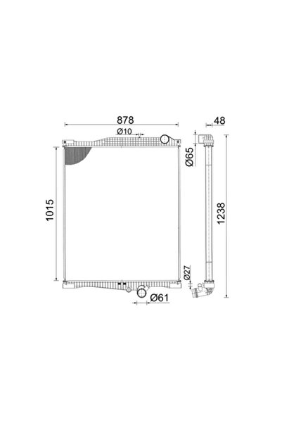 MAHLE Radiator Racire Motor Volvo Fh