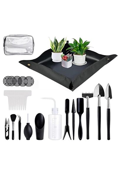 Generic حصيرة إعادة الزراعة، 29 قطعة من حصيرة إعادة الزراعة، حصيرة إعادة الزراعة للنباتات الداخلية، حصيرة نباتات مقاومة للماء، قابلة للطي