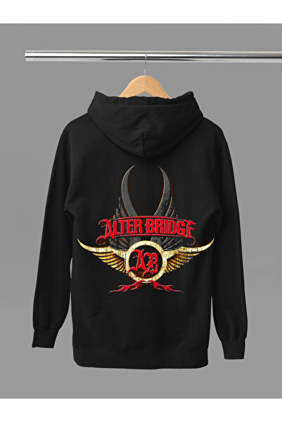 MAGORS سترة روك من القطن المطبوع بأكمام طويلة من ALTER BRIDGE موديل مبطن بالص...