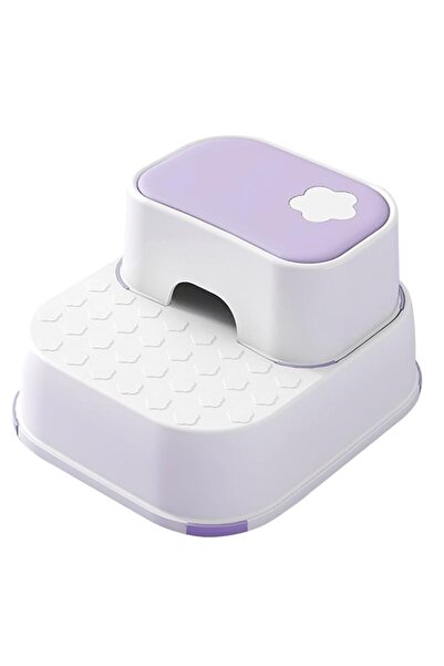 Generic كرسي DAYONG ذو الدرجتين للأطفال، كرسي مرحاض قابل للفصل مع سطح مضاد للانزلاق، كرسي درج للأطفال الصغار