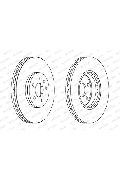 FERODO Audi A4 Allroad B8/A4 B8/A5 Brake Disc