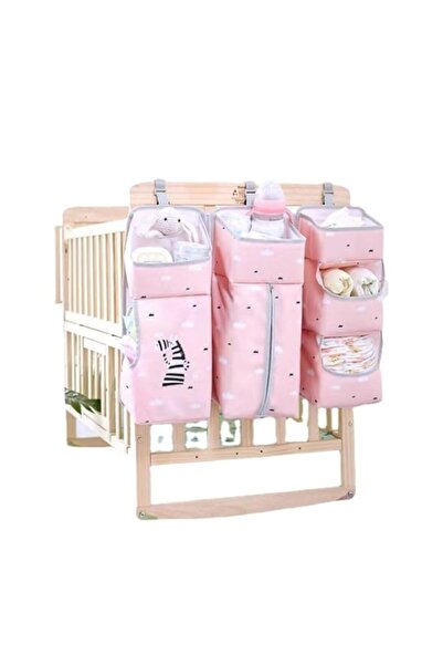 Generic منظم سرير الأطفال من TURTEES (وردي)