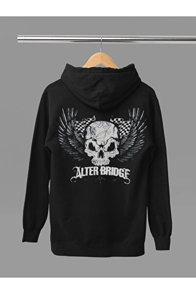 MAGORS سترة روك من القطن المطبوع بأكمام طويلة من ALTER BRIDGE موديل مبطن بالص...