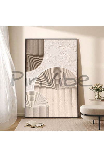 Home Pinvibe El Yapımı Rölyef Kabartmalı Duvar Tablosu | Modern Tasarım(Çerçevesiz,Asma Aparatlı)