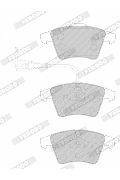 FERODO Brake Pad Set Disc Brake Vw Multivan T5/Transporter T5 Bus/Transporter...