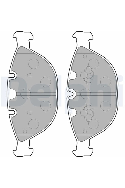 DELPHİ Set Placute Frana Frana Disc Bmw 5/6/7