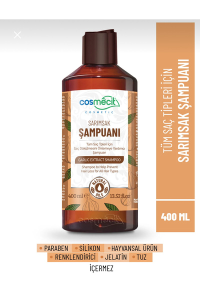 cosmecit Garlic Shampoo Against Hair Loss and Dandruff 400ml