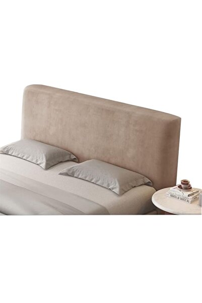 Generic غطاء رأس السرير المرن الشامل من KNVSS، غطاء حماية عالمي مقاوم للغبار (لون بني رمادي)