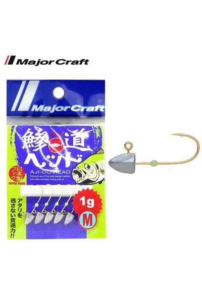 MAJOR CRAFT Ajido Jighead 1.0gr - M (5 Adet)