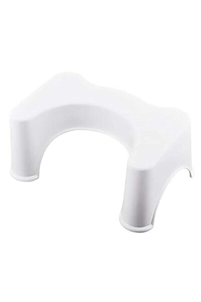 Generic ABS Nonslip Bathroom Toilet Footstool (White)