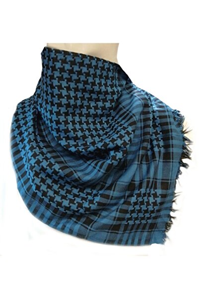 Nanopro Pamuklu Puşi, Poşu, Kefiye Şal Gök Mavisi 95666525