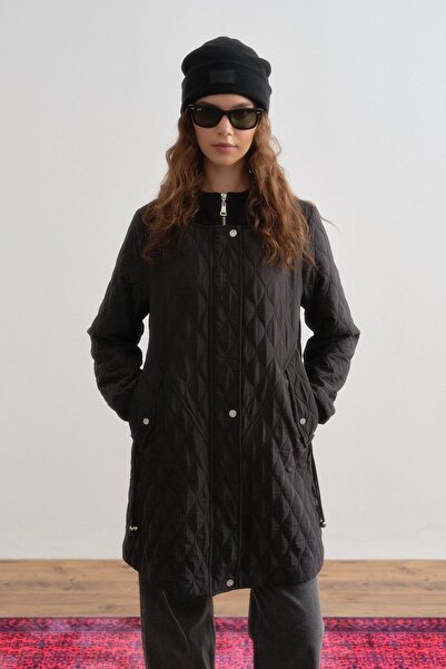 Nihan Thin Quilted Hooded Cap