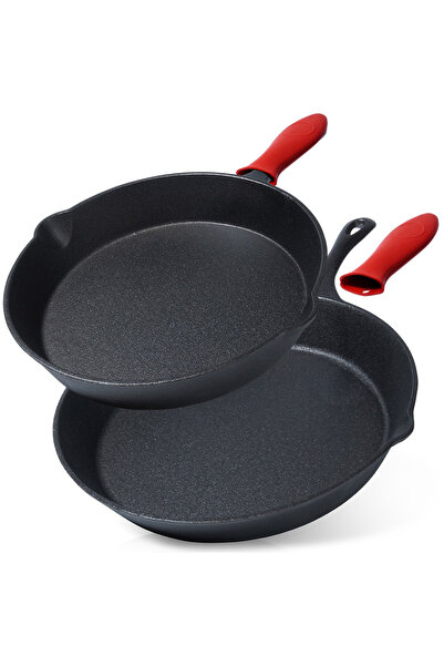 Other Zestaw patelni żeliwnych z silikonową nakładką CAST LINE 25 cm / 30 cm ...