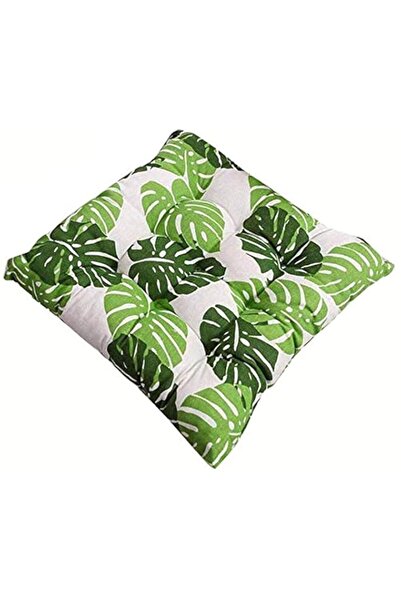 Generic وسائد مقعد مربعة سميكة من الخيزران BFBMQYJ، 40×40 سم، عبوة من قطعتين