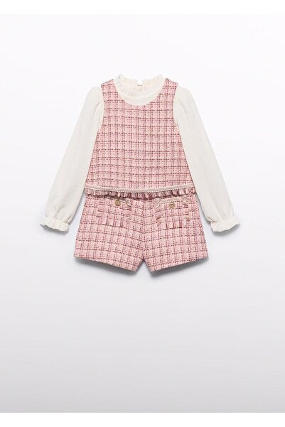 Abel & Lula Mayoral Abel&Lula Girl's Cashmere Shorts Set