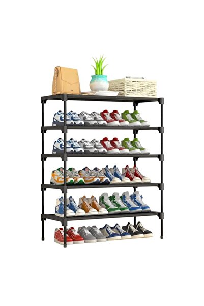 Generic رف أحذية Beauenty - رف أحذية فاخر غير منسوج، منظم أحذية للخزانة، المدخل، المرآب