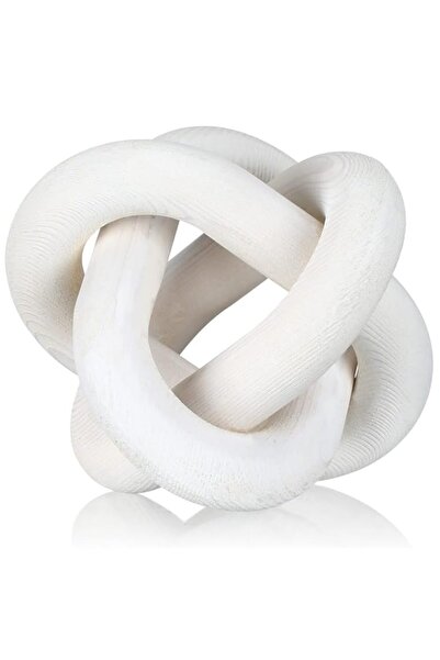 Generic طاولة قهوة منحوتة يدويًا بثلاث عقد من خشب Yalikop، رف مزرعة عصري بتصميم بوهو ريفي