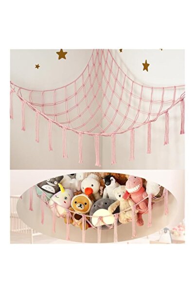Generic Stuffed Animal Storage Hammock Corner Net For Kids Room Organization,...