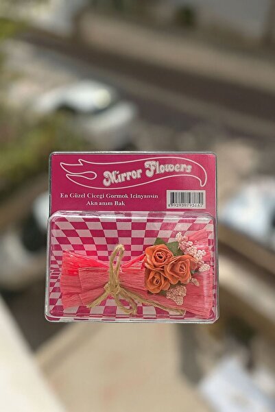 EMKSHOP HOT FLOWERS KUTULU MİNİ BUKET (ARKASI AYNALI)