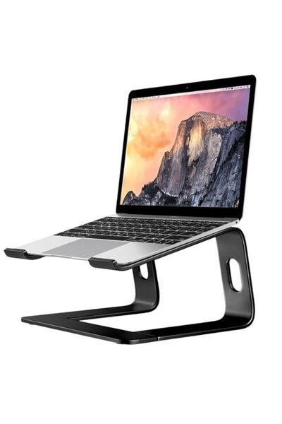 Generic حامل جو جو المريح المصنوع من الألومنيوم لأجهزة الكمبيوتر المحمولة، متوافق مع أجهزة ماك بوك اير برو، ديل اكس بي اس، اتش بي، لينوفو والمزيد 1