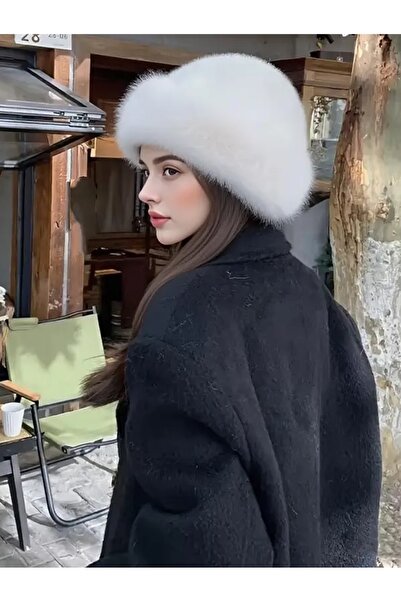 BirYıldızOl Plush Kalpak Hat Faux Kalpak